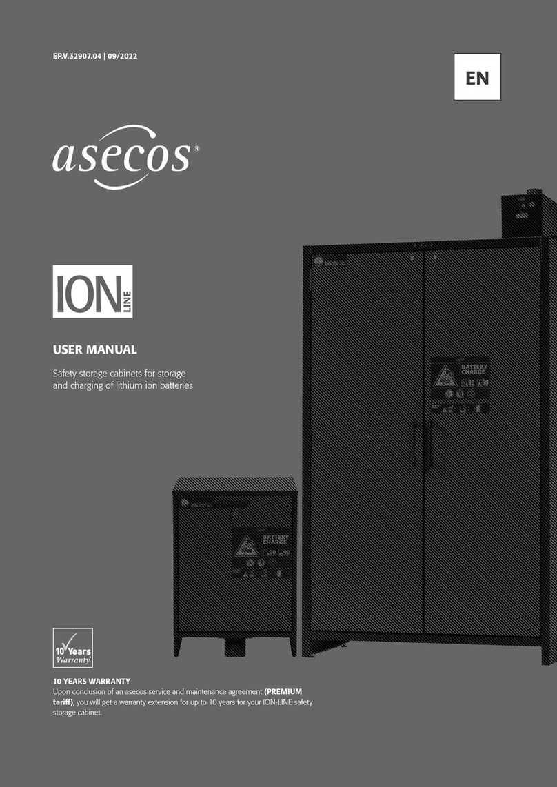 asecos ION-CHARGE-90 user manual