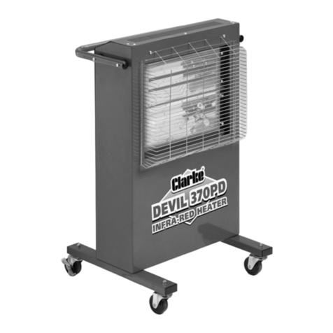 Clarke DEVIL 370PD Installation and operation manual