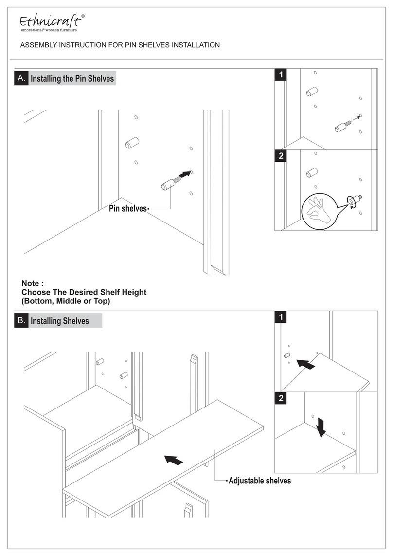 Ethnicraft 10144 User manual