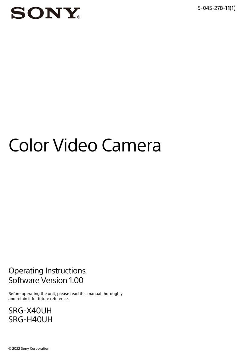 Sony SRG-X40UH User manual