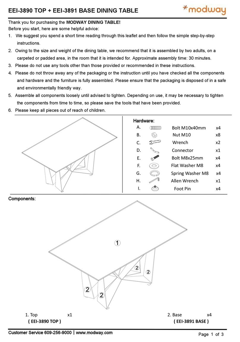 modway EEI-3890 User manual