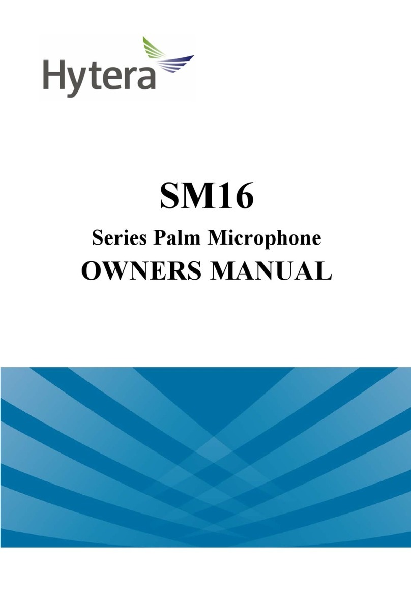 Hytera SM16 User manual