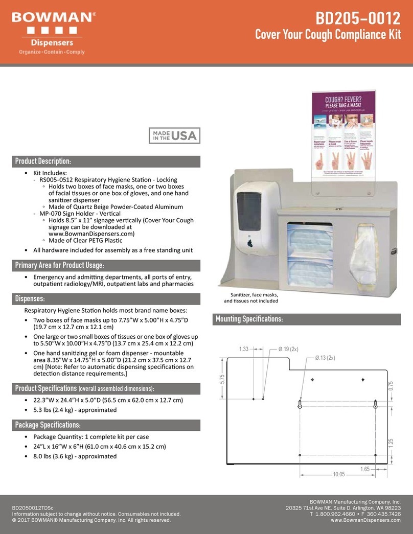 BOWMAN BD205-0012 quick start guide