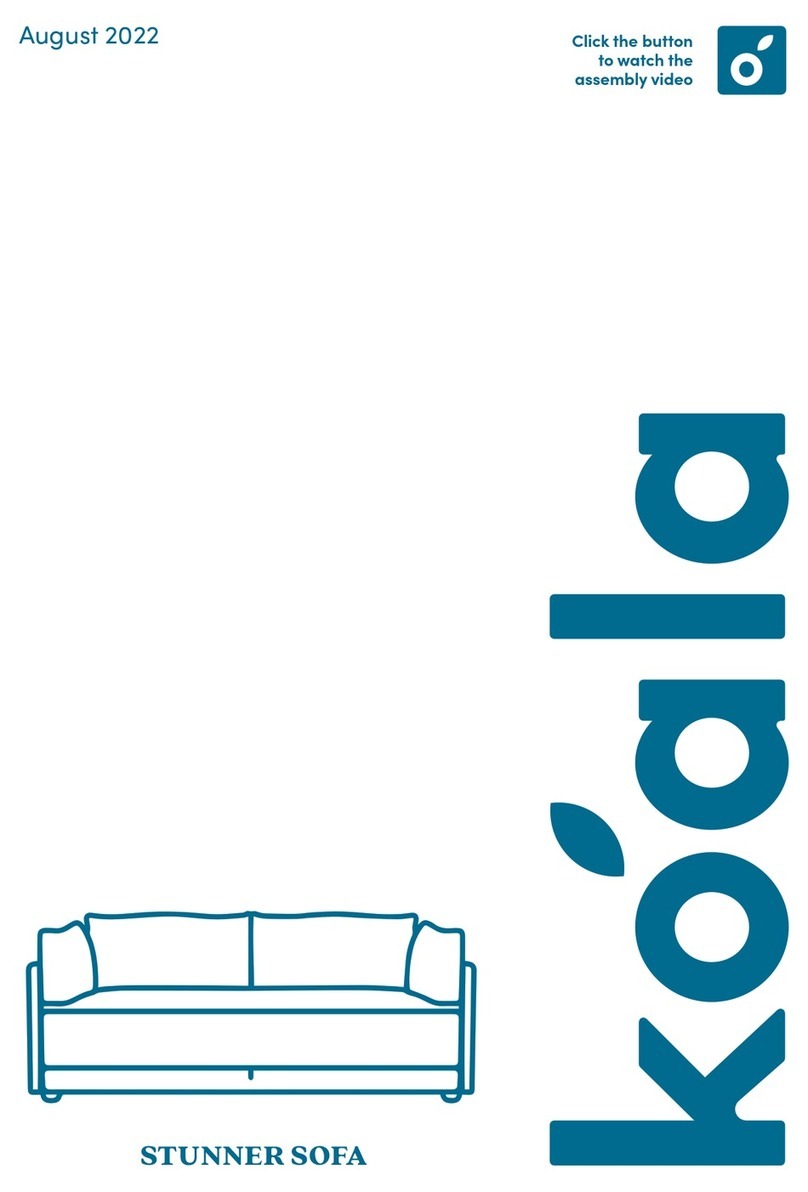 Koala STUNNER SOFA User manual