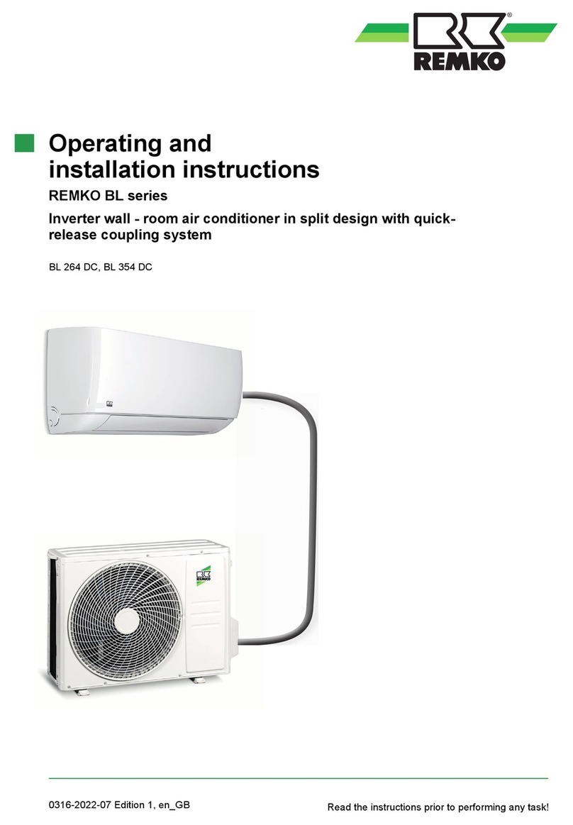 REMKO BL Series User manual