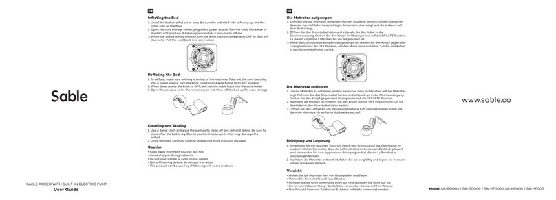 Sable SA-HF005 user guide