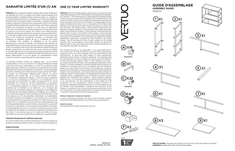 VERTUO 11002374 Assembly guide