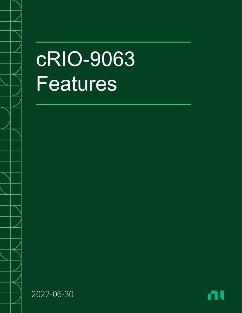 National Instruments cRIO-9063 manual
