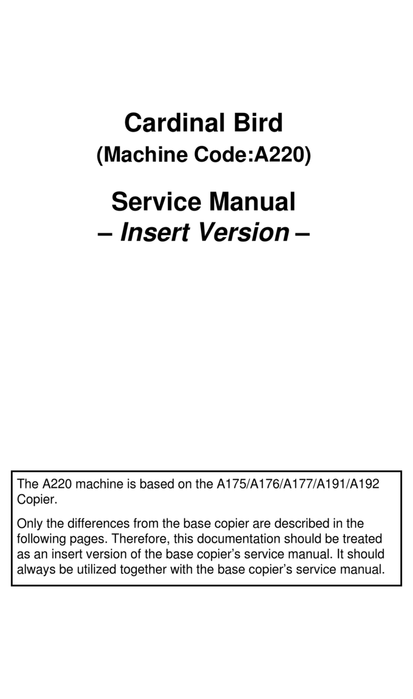 Ricoh A220 User manual