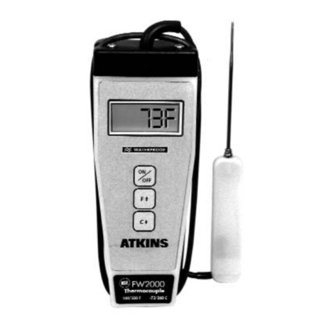 Atkins AquaTuff FW2000 operating instructions