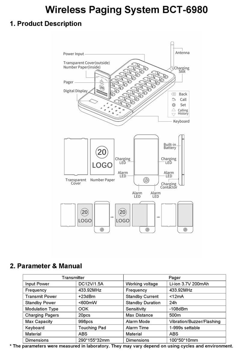 Biancheng Electronic Technology BCT-6980 manual