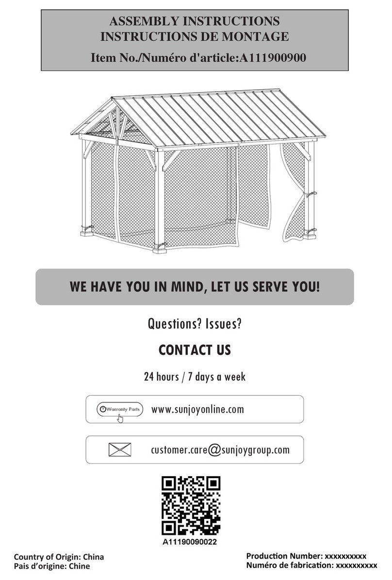 Sunjoy A111900900 User manual