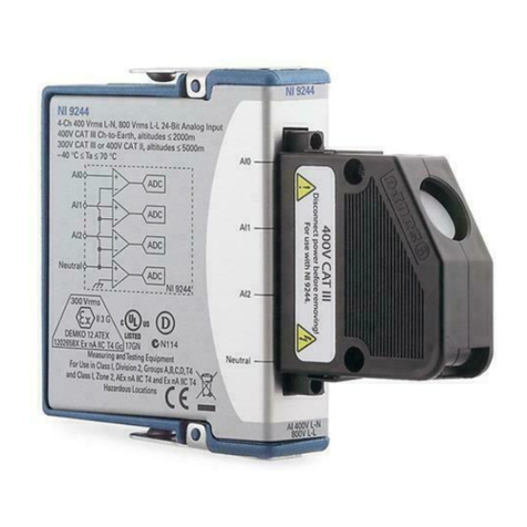 National Instruments NI-9244 User manual and specifications