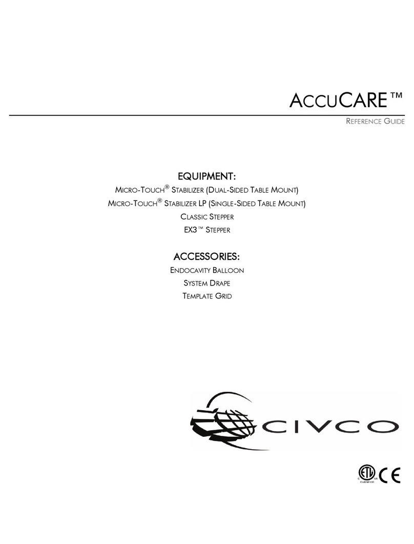 Civco AccuCARE Micro-Touch Stabilizer User manual