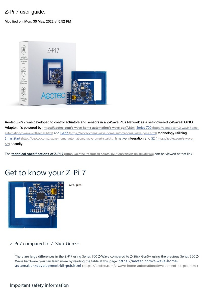 Aeotec Z-Pi 7 user guide