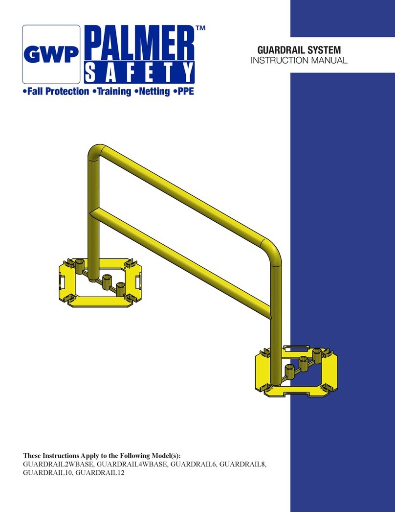 GWP PALMER GUARDRAIL2WBASE User manual