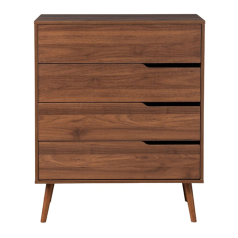 Mocka Edmond Four Drawer Assembly instructions