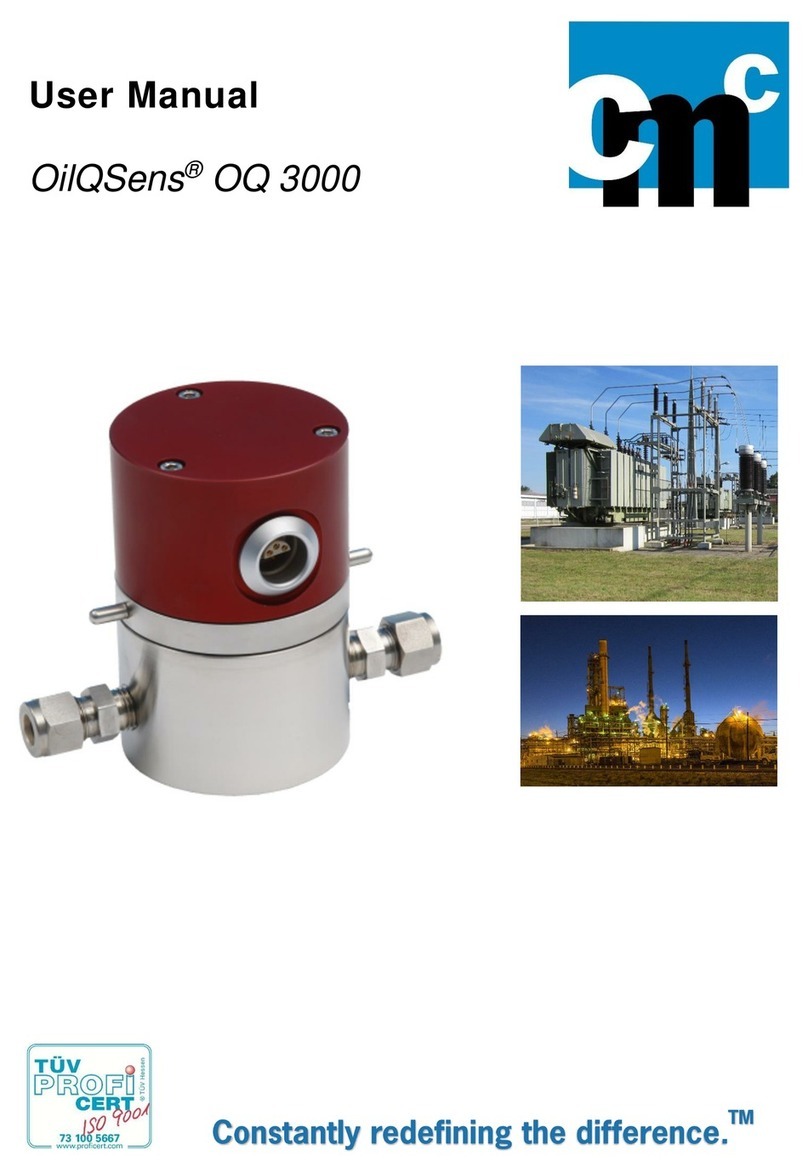 CMC OilQSens OQ 3000 User manual
