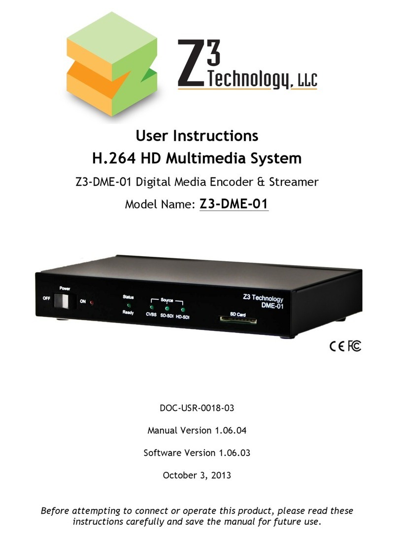 Z3 Technology Z3-DME-01 User manual