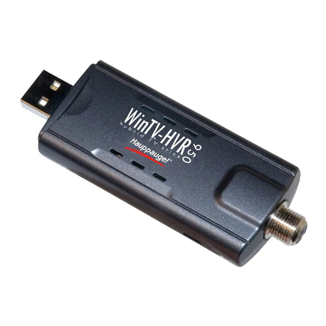 Hauppauge WinTV-HVR-950 Quick installation guide