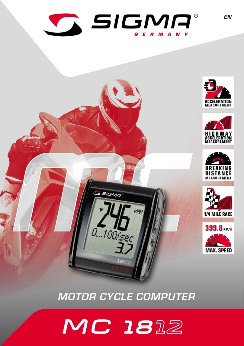 Sigma MC 1812 manual
