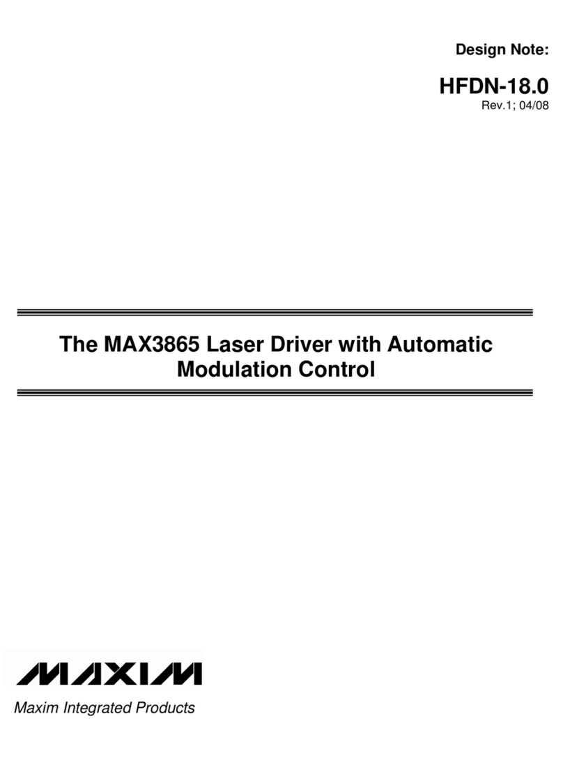 Maxim MAX3865 User manual