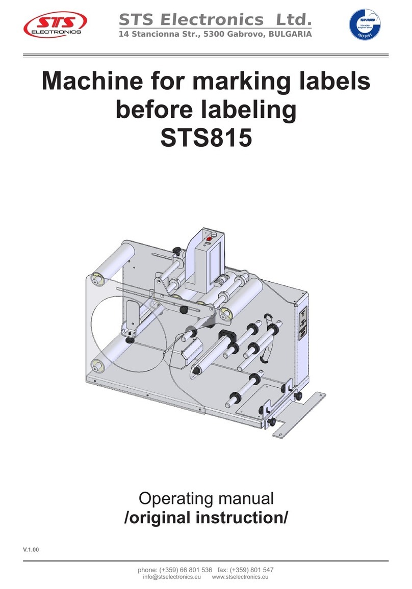 STS STS815 operating manual