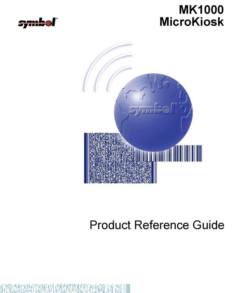 Symbol MicroKiosk MK1000 Product reference guide