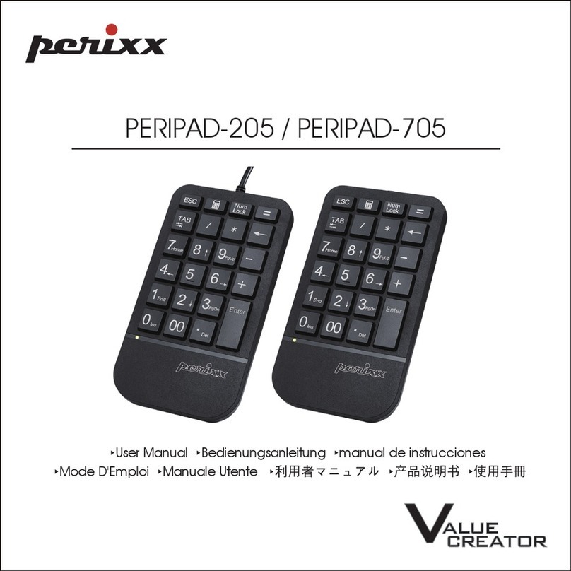 perixx Value Creator PERIPAD-205 User manual