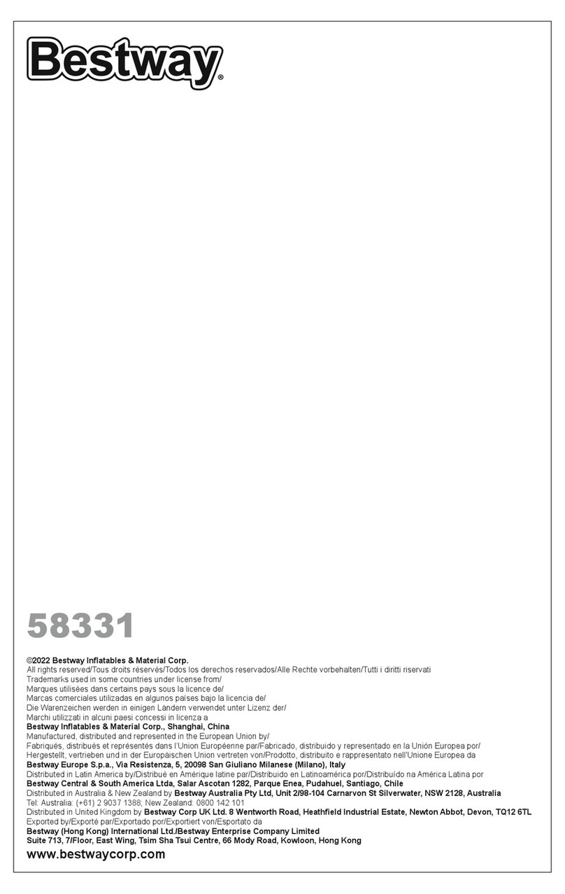 Bestway 58331 owner's manual
