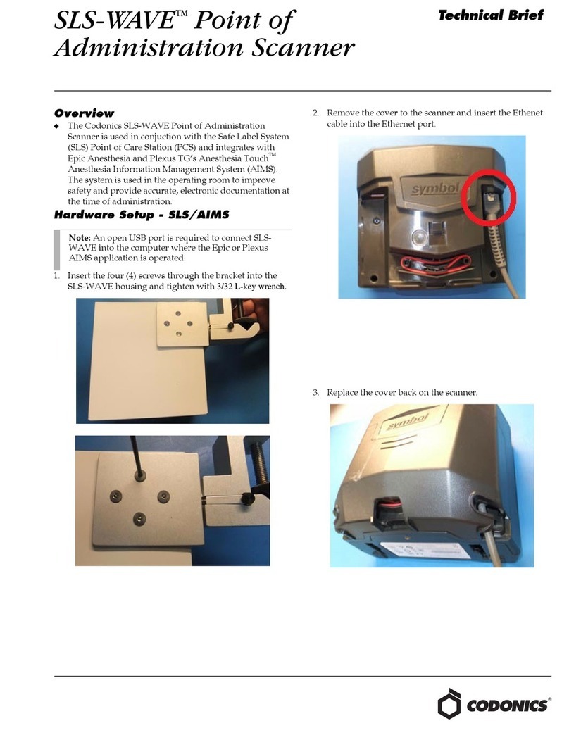 Codonics SLS-WAVE Reference guide Codonics SLS-WAVE Reference guide