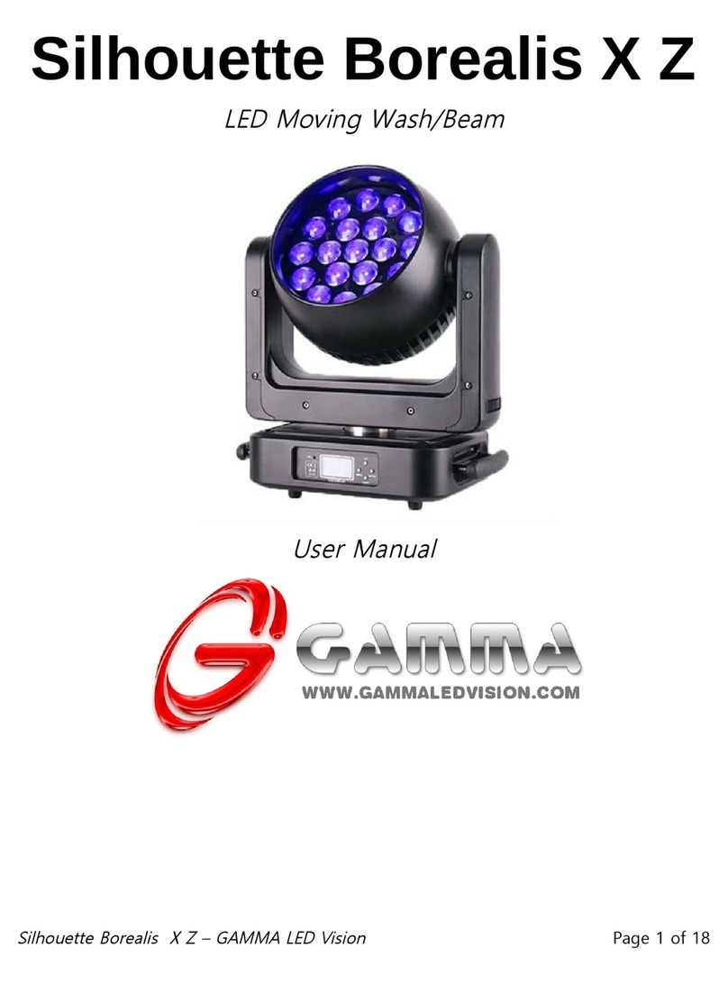 Gamma+ Silhouette Borealis X Z user manual