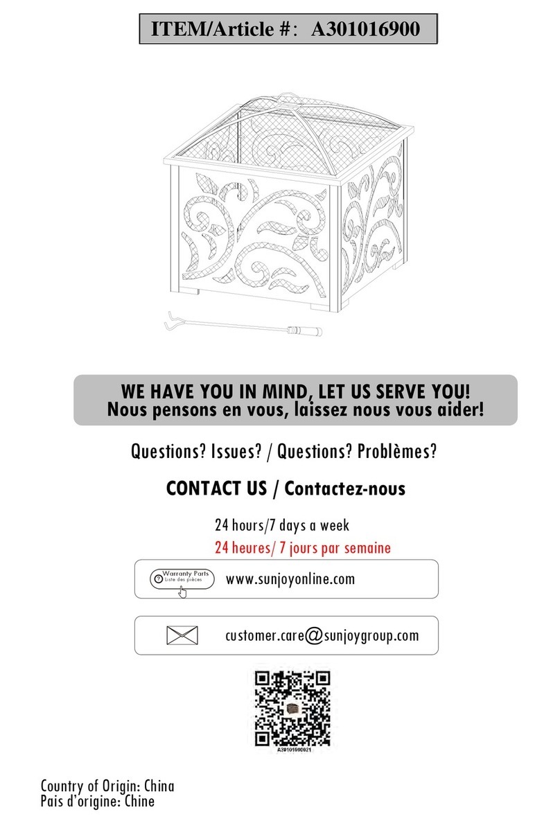 Sunjoy A301016900 manual