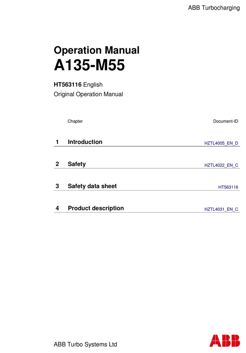 ABB HT563116 Operation manual