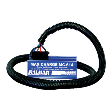 Balmar MAX CHARGE MC-614 User manual