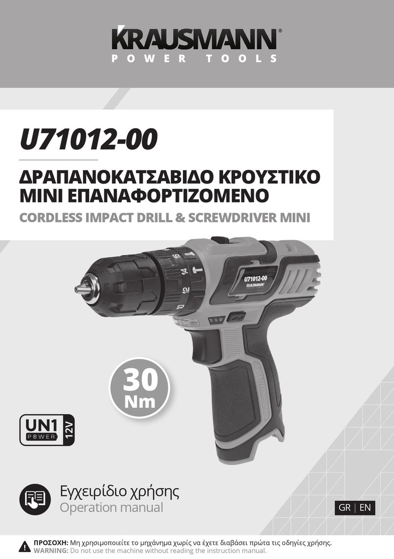 KRAUSMANN U71012-00 Operation manual