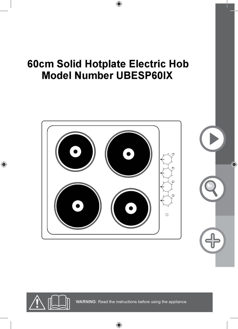 Cata UBESP60IX Installation instructions