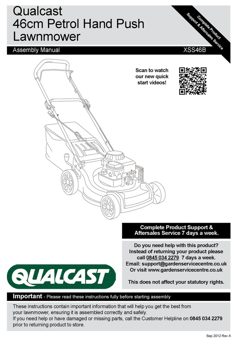 Qualcast XSS46B Assembly manual