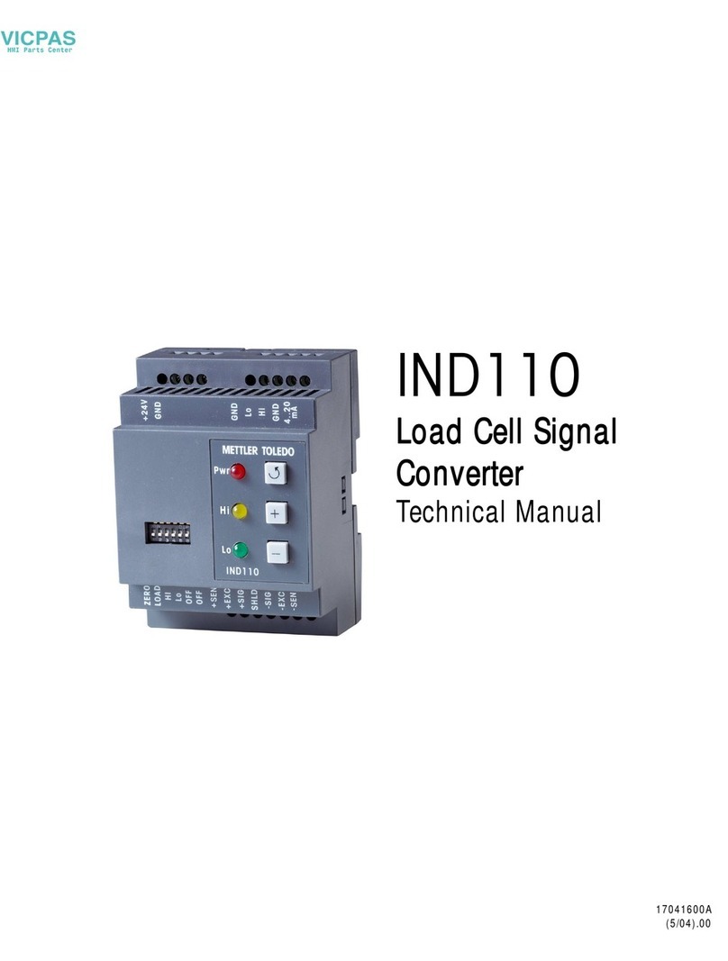 Vicpas IND110 Technical manual