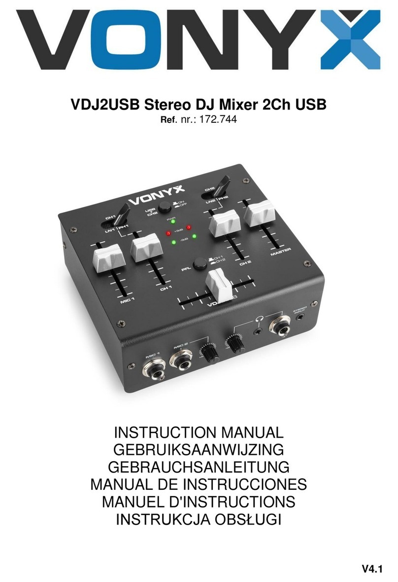 Vonyx VDJ2USB instruction manual
