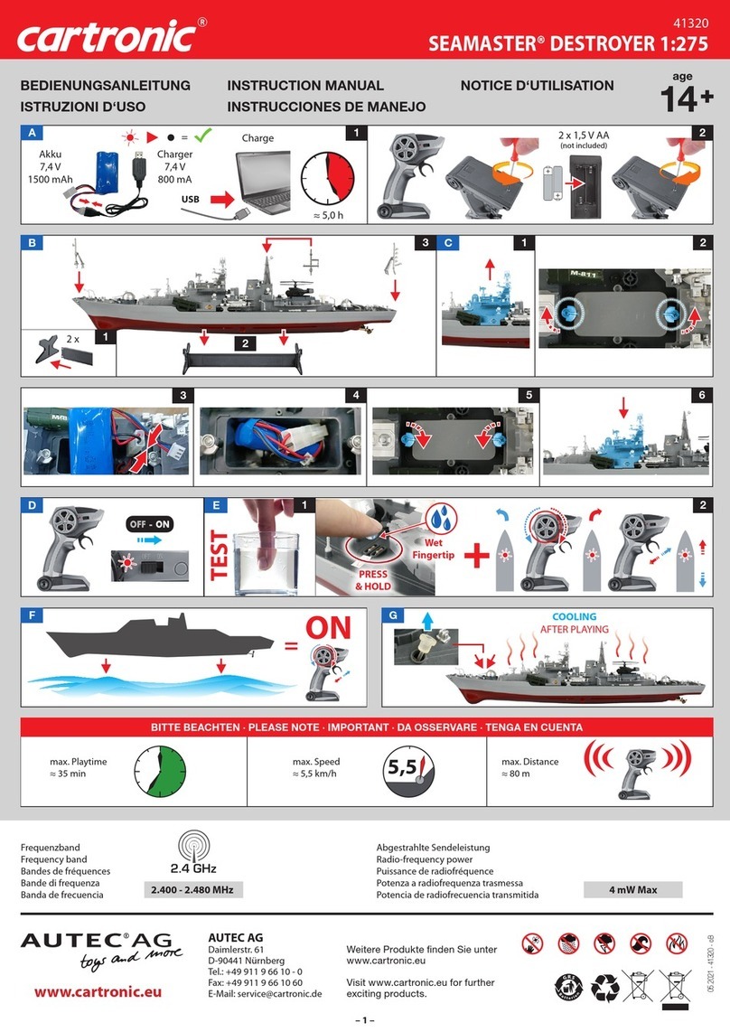 AUTEC Cartronic SEAMASTER DESTROYER instruction manual