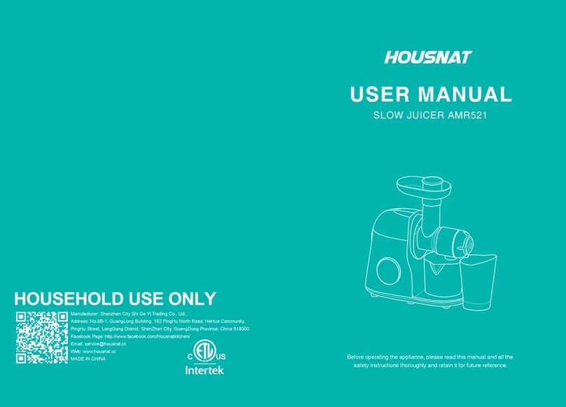 Housnat AMR521 user manual