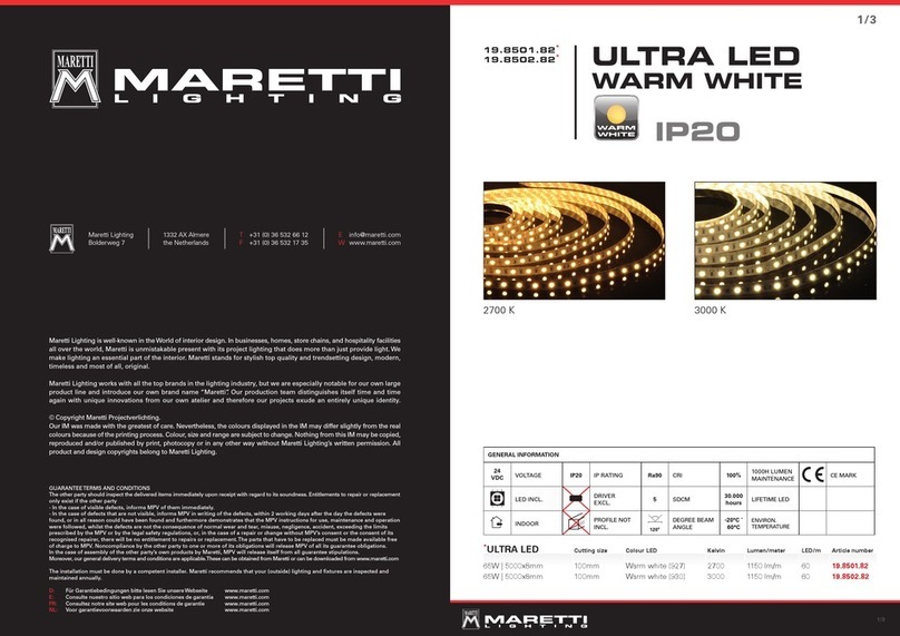 Maretti 2700 K instructions