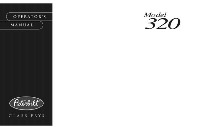 Paccar Peterbilt 320 User manual