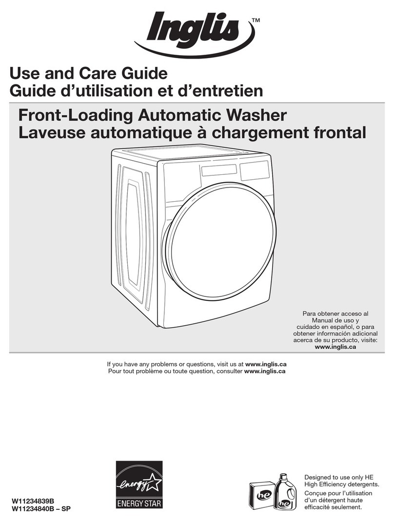 Inglis W11234839B User manual
