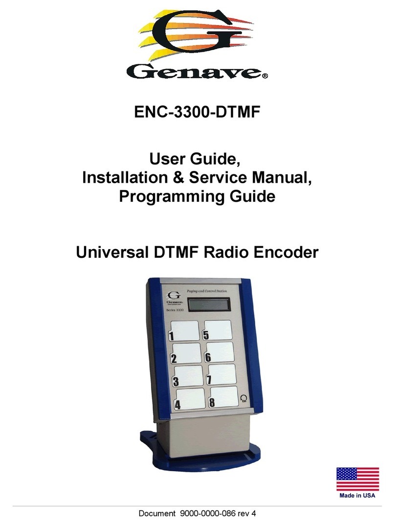 Genave ENC-3300-DTMF user guide