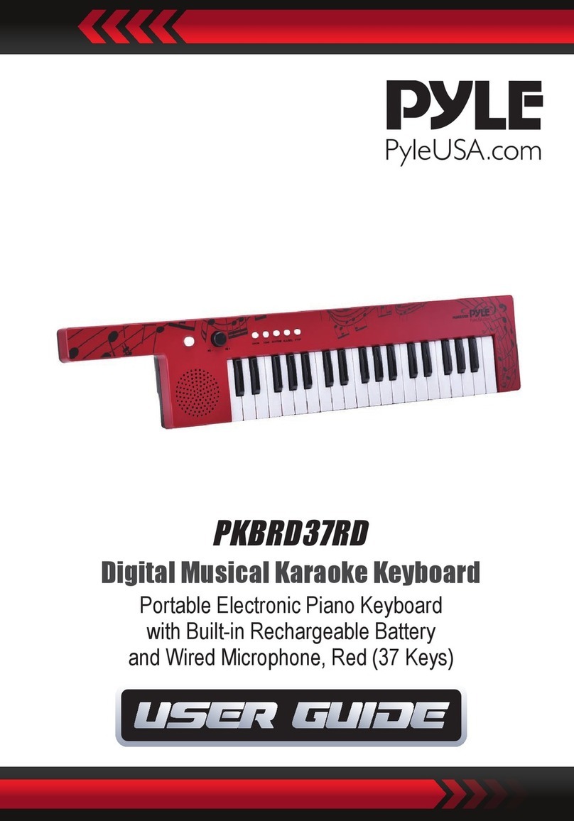 Pyle PKBRD37RD User manual