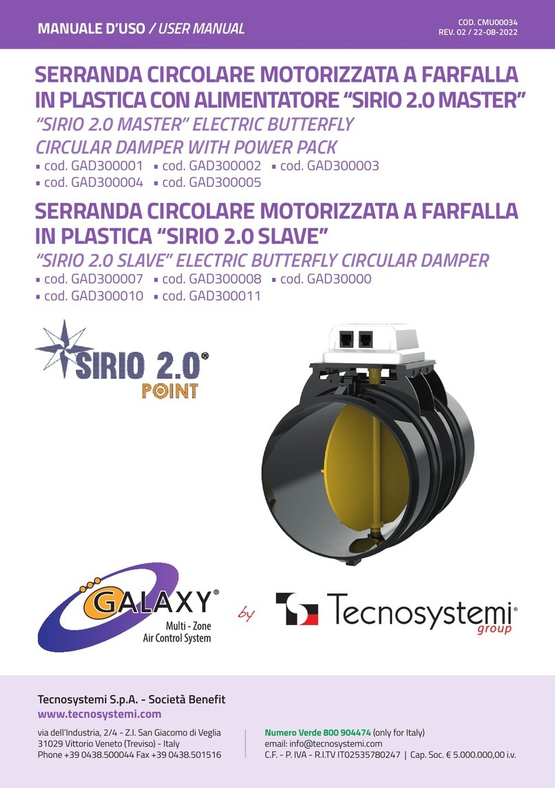 Tecnosystemi SIRIO 2.0 MASTER user manual