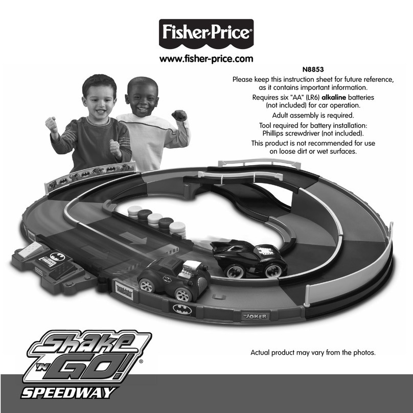 Fisher-Price Shake'N GO! SPEEDWAY instruction sheet