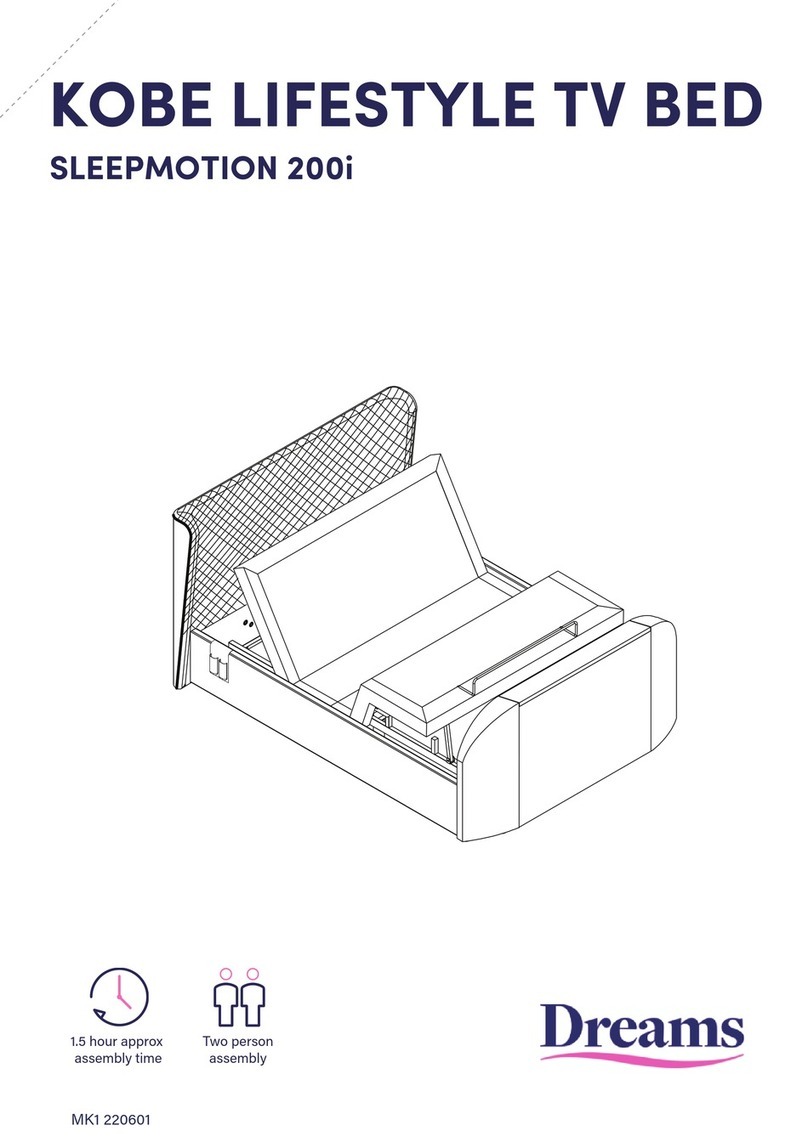 DREAMS Seoul Sleepmotion 200i User manual DREAMS Seoul Sleepmotion 200i User manual
